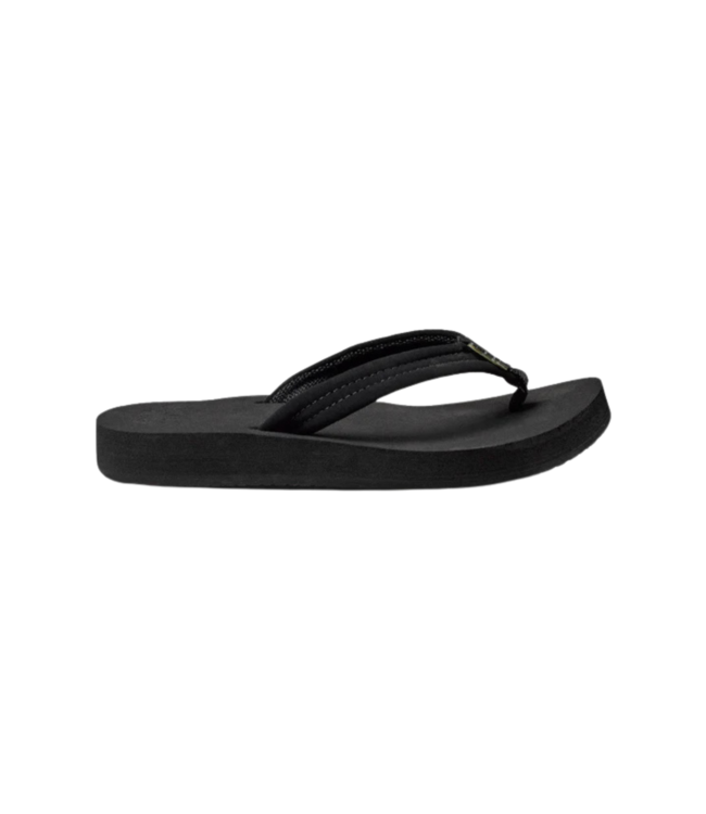 REEF WOMENS CUSION BREEZE SANDALS BLACK/BLACK