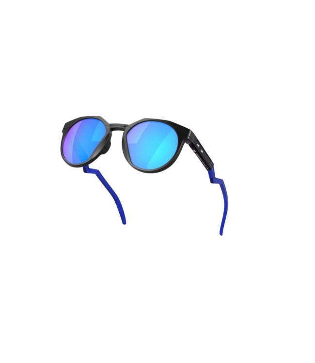 OAKLEY HSTN MATTE BLACK SUNGLASSES w/PRIZM SAPPHIRE POLARIZED LENS