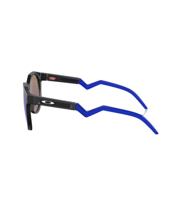 OAKLEY HSTN MATTE BLACK SUNGLASSES w/PRIZM SAPPHIRE POLARIZED LENS