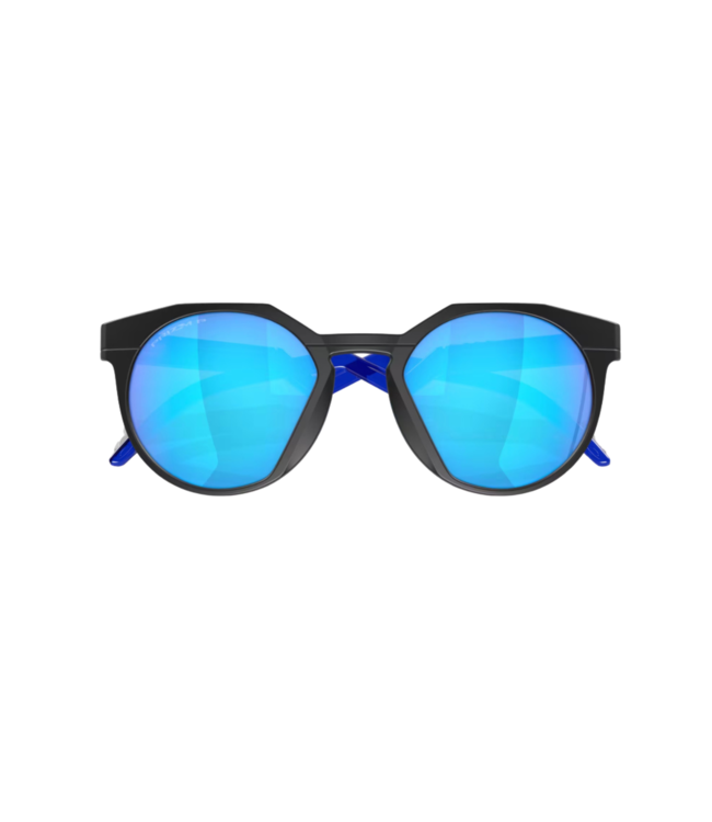 OAKLEY HSTN MATTE BLACK SUNGLASSES w/PRIZM SAPPHIRE POLARIZED LENS