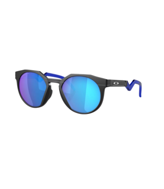 OAKLEY OAKLEY HSTN MATTE BLACK SUNGLASSES w/PRIZM SAPPHIRE POLARIZED LENS