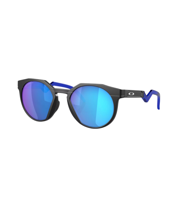 OAKLEY HSTN MATTE BLACK SUNGLASSES w/PRIZM SAPPHIRE POLARIZED LENS