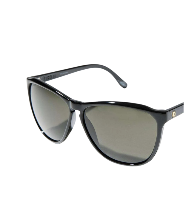 ELECTRIC ENCELIA GLOSS BLACK SUNGLASSES w/ GREY LENS