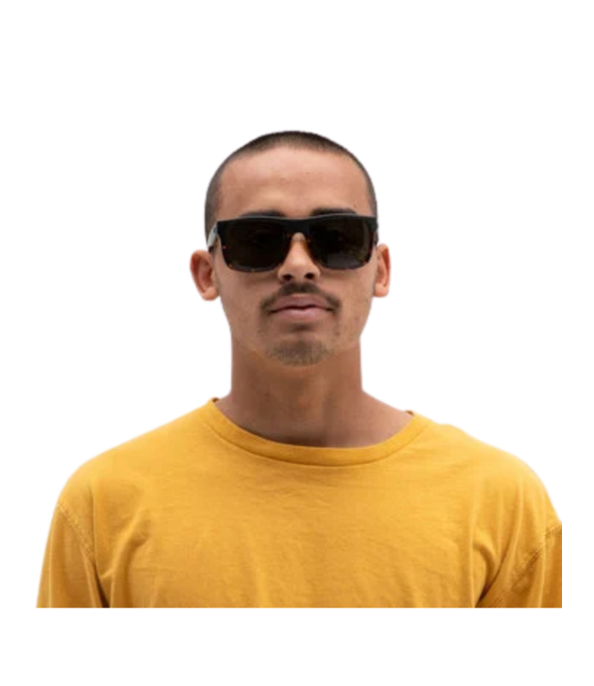 ELECTRIC SWINGARM DARKSIDE TORTOISE SUNGLASSES w/ GREY POLARIZED LENS