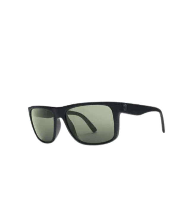 ELECTRIC SWINGARM MATTE BLACK SUNGLASSES w/ GREY LENS