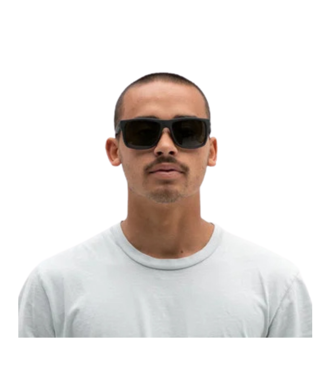 ELECTRIC SWINGARM MATTE BLACK SUNGLASSES w/ GREY LENS