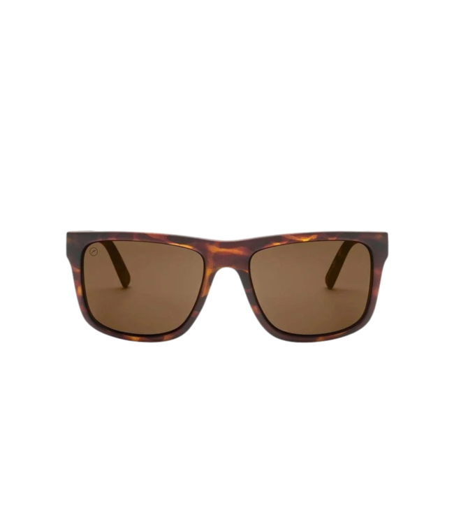 ELECTRIC SWINGARM XL MATTE TORTOISE SUNGLASSES w/ BRONZE LENS