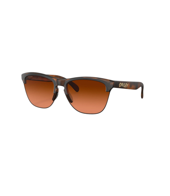 OAKLEY FROGSKINS LITE MATTE BROWN TORTOISE SUNGLASSES w/ PRIZM BROWN LENS
