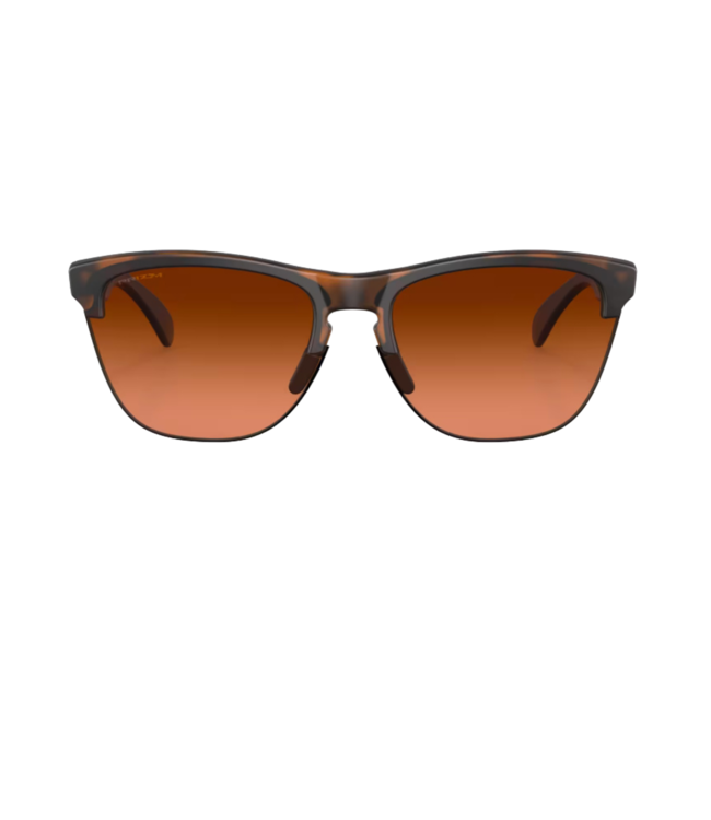 OAKLEY FROGSKINS LITE MATTE BROWN TORTOISE SUNGLASSES w/ PRIZM BROWN LENS