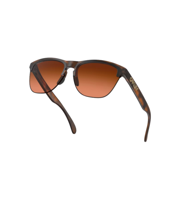 OAKLEY FROGSKINS LITE MATTE BROWN TORTOISE SUNGLASSES w/ PRIZM BROWN LENS
