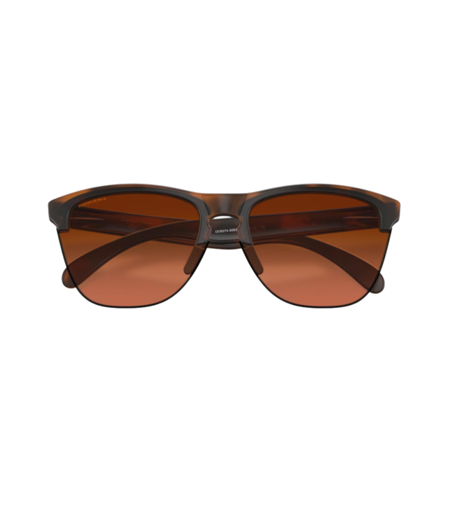 OAKLEY FROGSKINS LITE MATTE BROWN TORTOISE SUNGLASSES w/ PRIZM BROWN LENS