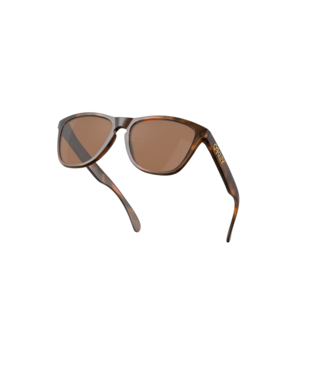 OAKLEY FROGSKINS MATTE BROWN TORTOISE SUNGLASSES w/ PRIZM TUNGSTEN LENS