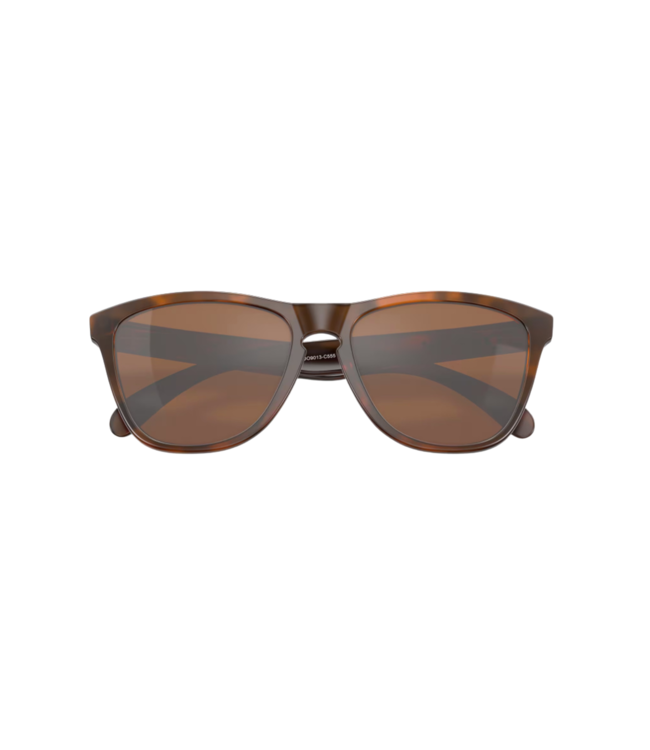 OAKLEY FROGSKINS MATTE BROWN TORTOISE SUNGLASSES w/ PRIZM TUNGSTEN LENS