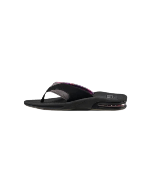 REEF WOMENS FANNING SANDALS BLACK/GREY
