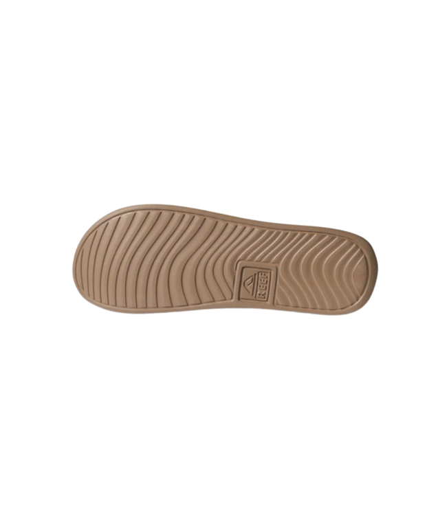 REEF MENS ONE SLIDE SANDALS BLACK/FOSSIL