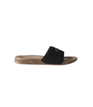 REEF REEF MENS ONE SLIDE SANDALS BLACK/FOSSIL