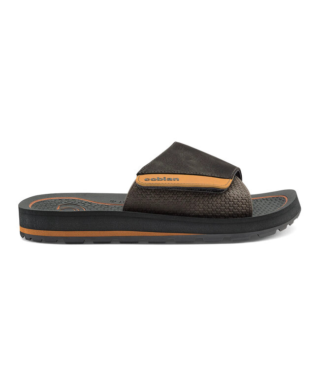 COBIAN MENS DRT SLIDE SANDALS CHARCOAL