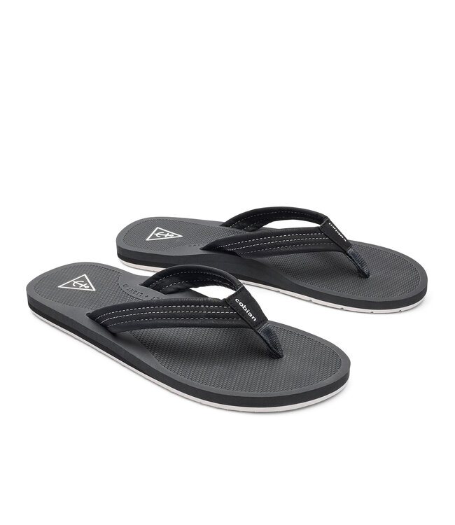 COBIAN MENS ANCHOR SANDALS BLACK
