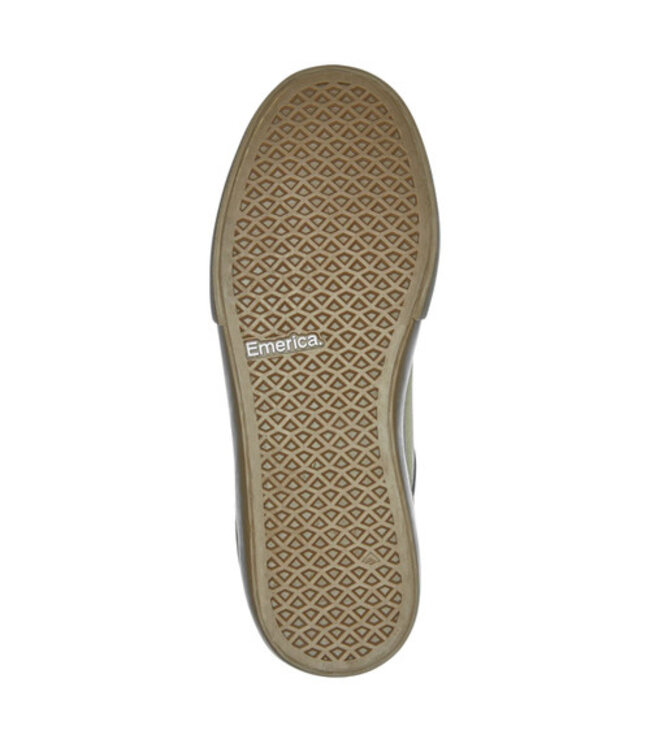 EMERICA THE LOW VULC SHOE TAN/BLUE/GREEN