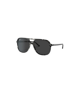 RAY BAN RAY-BAN BILL SUNGLASSES GREY HAVANA w/ BLACK POLARIZED LENS