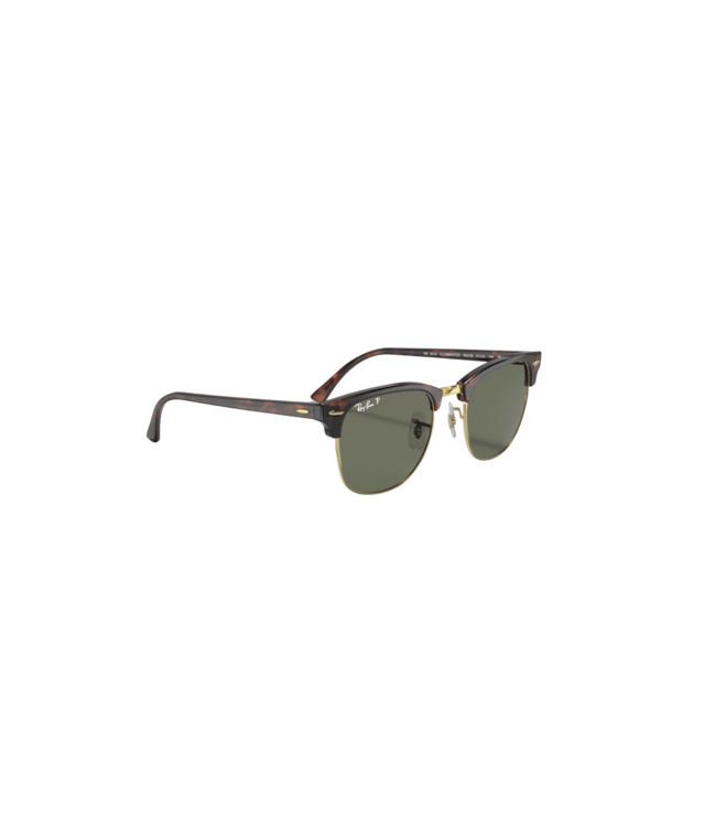 RAY-BAN CLUBMASTER SUNGLASSES RED HAVANA TORTOISE w/ G-15 GREEN POLARIZED LENS