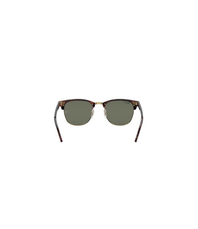 RAY-BAN CLUBMASTER SUNGLASSES RED HAVANA TORTOISE w/ G-15 GREEN POLARIZED LENS