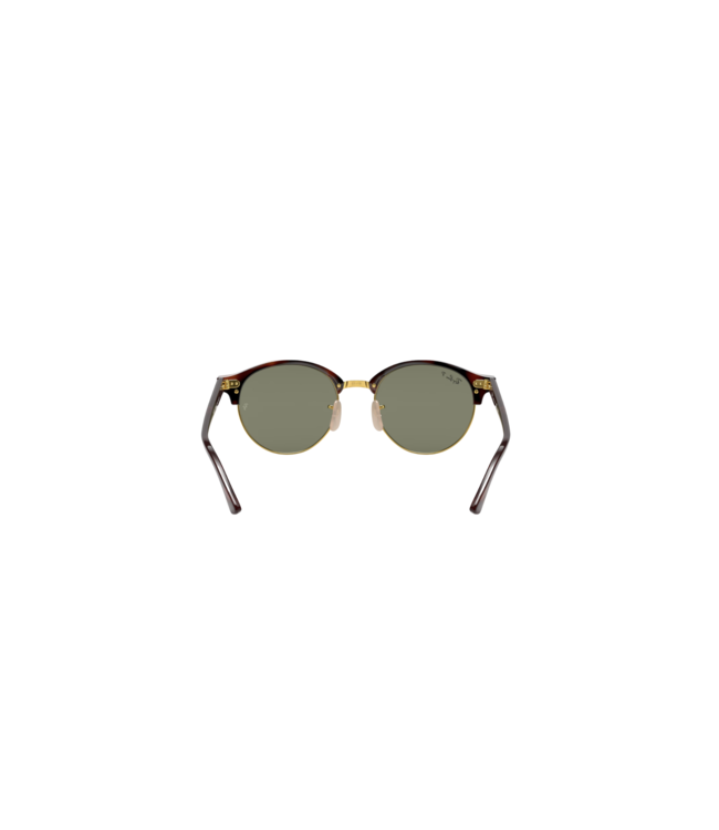 RAY-BAN CLUBROUND SUNGLASSES RED HAVANA w/ G-15 GREEN