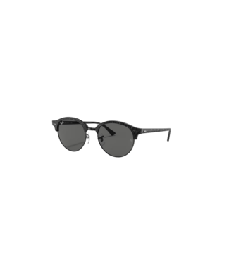 RAY BAN RAY-BAN CLUBROUND SUNGLASSES SPOTTED BLACK HAVANA w/ G-15 GREEN LENS