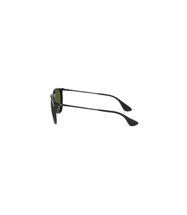RAY-BAN ERIKA SUNGLASSES BLACK w/ GREEN LENS