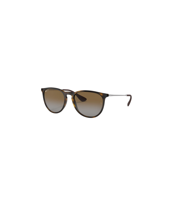 RAY-BAN ERIKA SUNGLASSES LIGHT HAVANA w/ BROWN GRADIENT POLARIZED LENS