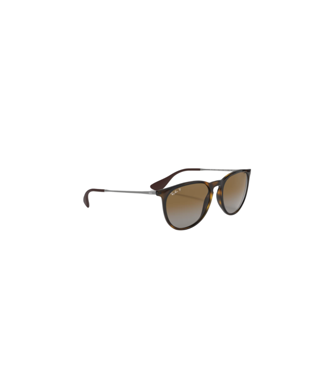 RAY-BAN ERIKA SUNGLASSES LIGHT HAVANA w/ BROWN GRADIENT POLARIZED LENS