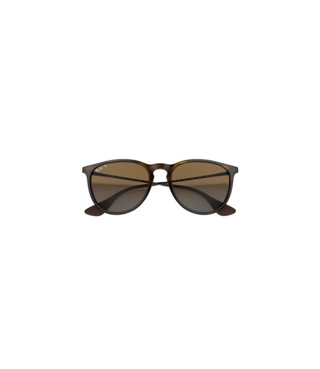 RAY-BAN ERIKA SUNGLASSES LIGHT HAVANA w/ BROWN GRADIENT POLARIZED LENS