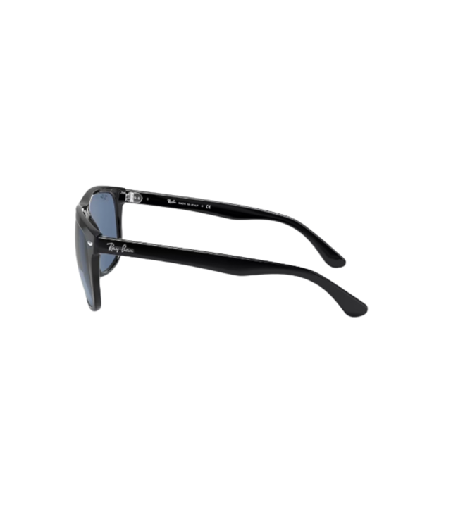 RAY-BAN BOYFRIEND SUNGLASSES BLACK w/ DARK BLUE LENS