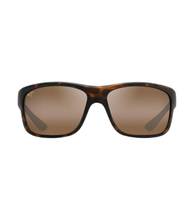 MAUI JIM SOUTHERN CROSS SOFT MATTE TORT SUNGLASSES w/ BRONZE