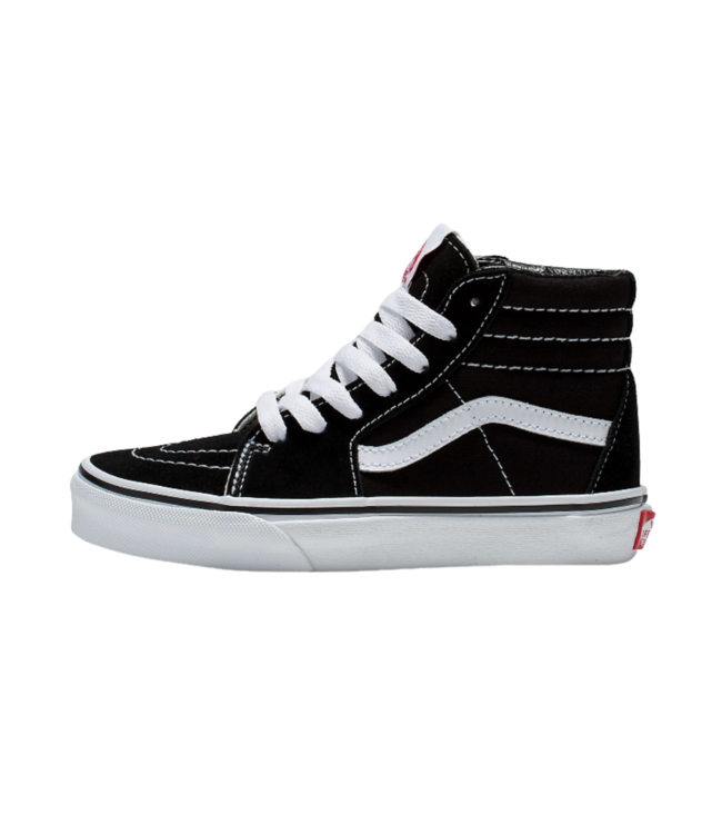 VANS KIDS SK8-HI SHOES BLACK/TRUE WHITE