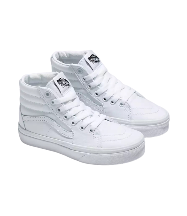 VANS KIDS SK8-HI SHOES TRUE WHITE/TRUE WHITE