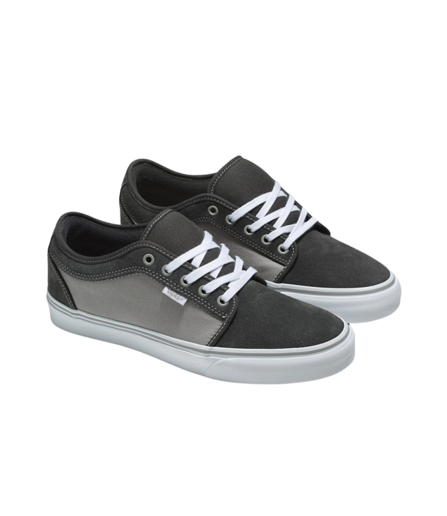 VANS MENS SKATE CHUKKA LOW SHOE DARK GREY/WHITE