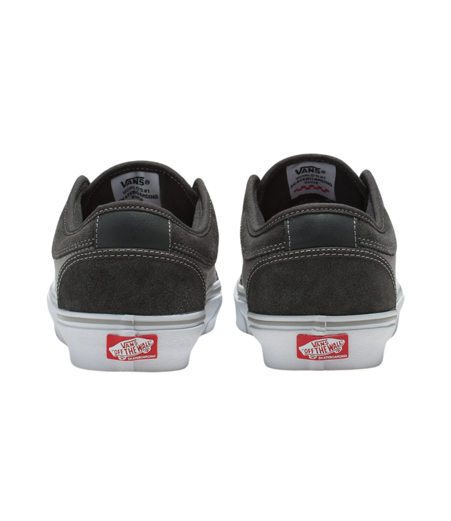 VANS MENS SKATE CHUKKA LOW SHOE DARK GREY/WHITE