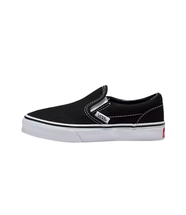 VANS KIDS CLASSIC SLIP ON SHOE BLACK/TRUE WHITE