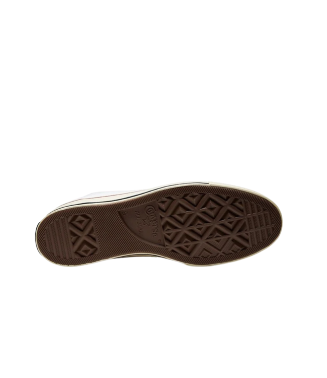 CONVERSE WOMENS CHUCK 70 HI SHOE WHITE/GARNET/GARNET