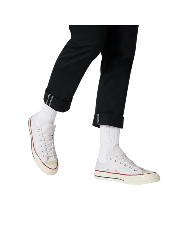 CONVERSE WOMENS CHUCK 70 OX SHOE WHITE/GARNET/GARNET