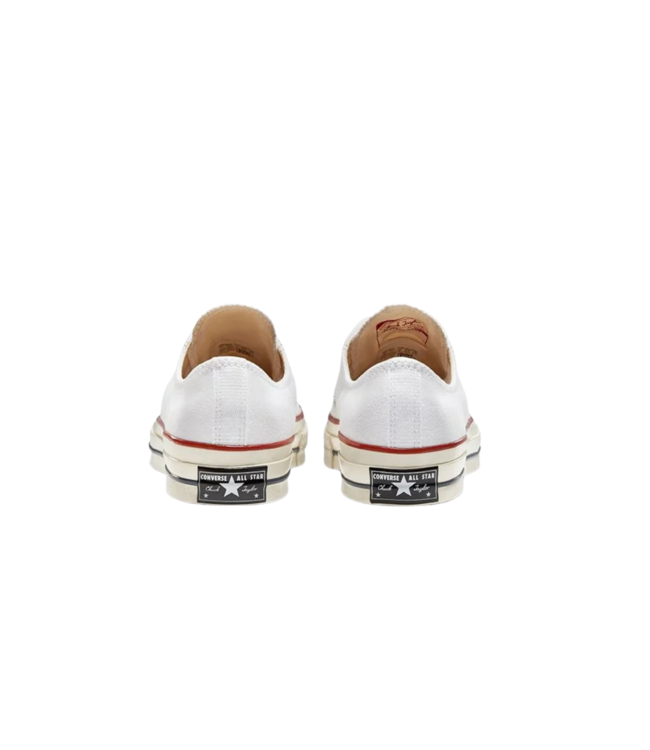 CONVERSE WOMENS CHUCK 70 OX SHOE WHITE/GARNET/GARNET