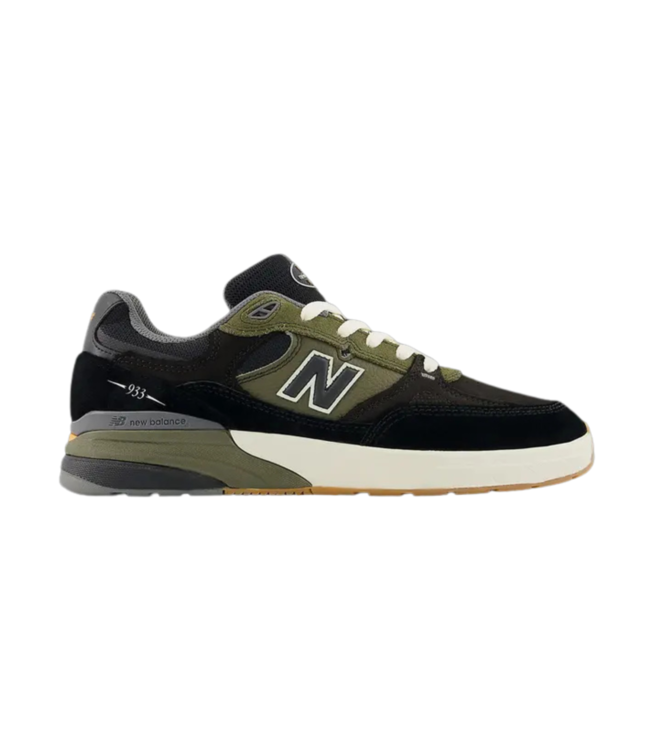 NEW BALANCE MENS 933 REYNOLDS SHOE BLACK/DARK OLIVINE