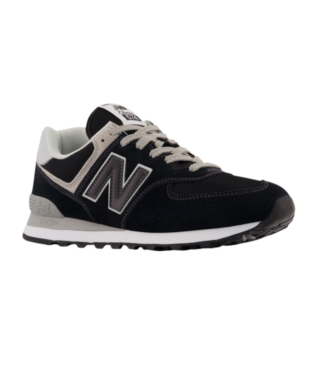 NEW BALANCE MENS 574 CORE SHOE BLACK/WHITE