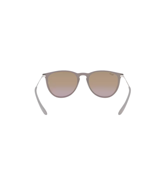 RAY-BAN ERIKA SUNGLASSES DARK RUBBER SAND w/ VIOLET GRADIENT BROWN