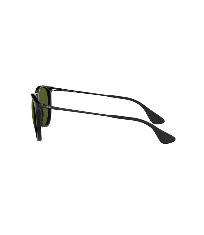 RAY-BAN ERIKA SUNGLASSES BLACK w/ GREEN POLAR