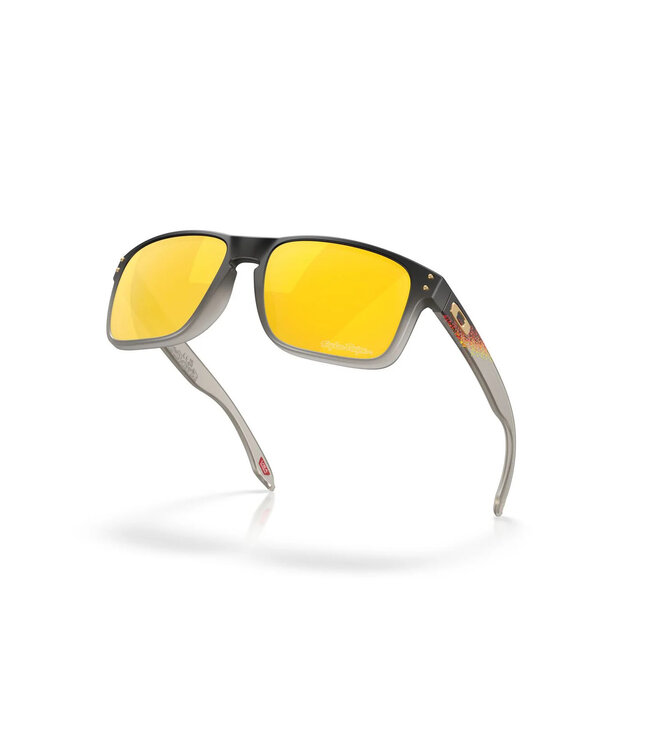 OAKLEY HOLBROOK TROY LEE DESIGNS BLACK FADE SUNGLASSES  w/ PRIZM 24K POLARIZED
