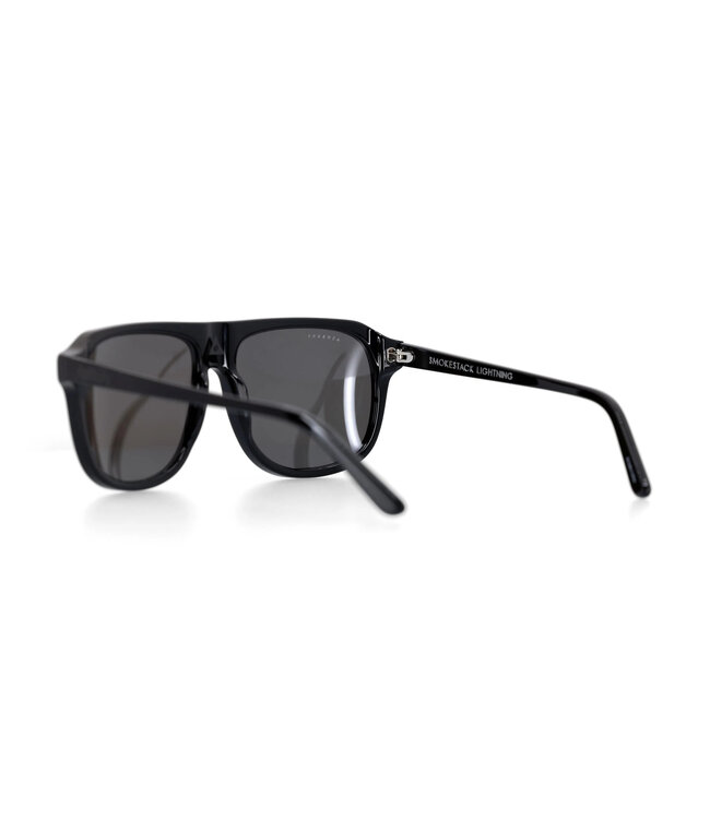 ASHBURY SMOKESTACK LIGHTNING SUNGLASSES BLACK GLOSS