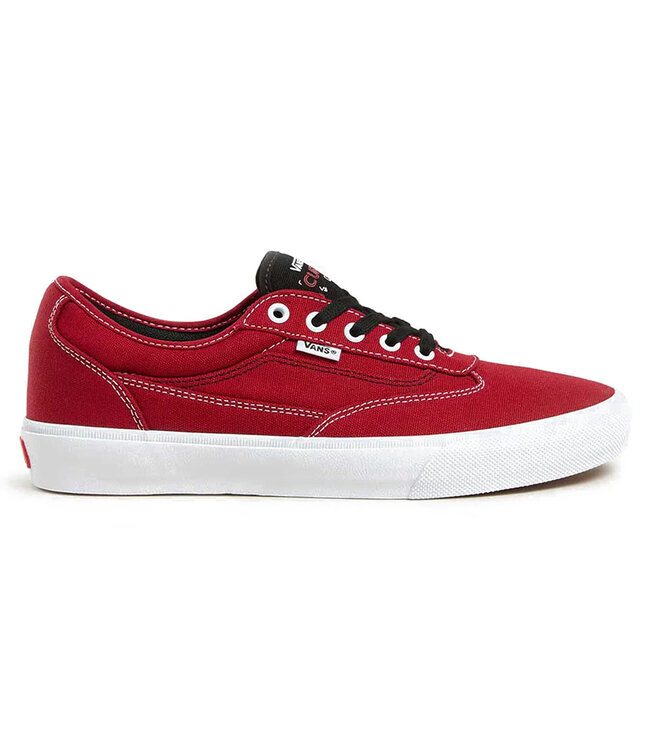 VANS SKATE CURREN CAPLES SHOES RED/WHITE