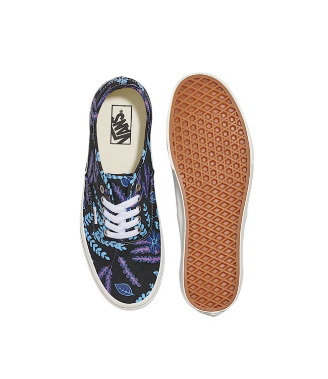 VANS MENS AUTHENTIC SHOES TROPICAL BLACK/BLUE/PURPLE
